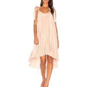 NWT Keepsake the Label pleated dress Deep Water L